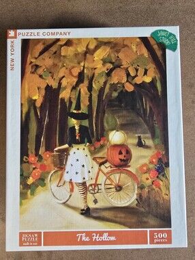 New York Puzzle Company 'The Hollow' 500-Piece Jigsaw Puzzle - Autumn Orange